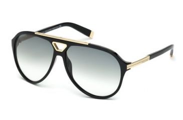Image of DSquared DQ0076 Sunglasses - Shiny Black Frame Color