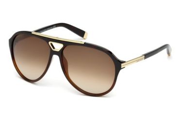 Image of DSquared DQ0076 Sunglasses - Havana Frame Color