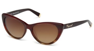 Image of DSquared DQ0079 Sunglasses - Bordeaux Frame Color