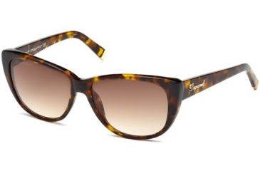 Image of DSquared DQ0080 Sunglasses - Dark Brown Frame Color