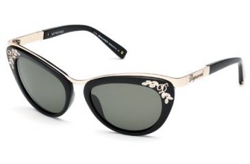 Image of DSquared DQ0096 Sunglasses - Shiny Black Frame Color