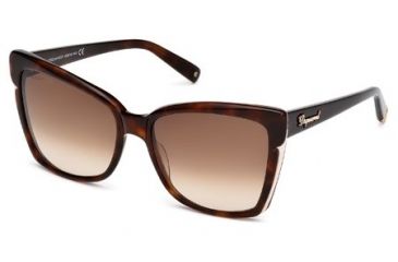 Image of DSquared DQ0098 Sunglasses - Dark Havana Frame Color