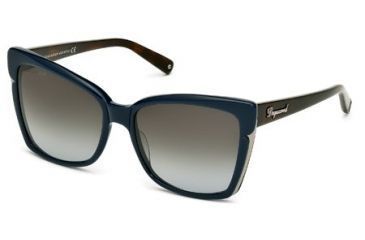 Image of DSquared DQ0098 Sunglasses - Shiny Dark Green Frame Color
