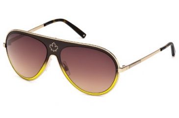 Image of DSquared DQ0104 Sunglasses - Dark Brown Frame Color