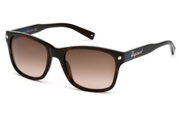 Image of DSquared DQ0105 Sunglasses - Dark Havana Frame Color