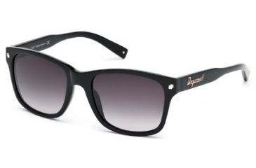 Image of DSquared DQ0105 Sunglasses - Shiny Black Frame Color