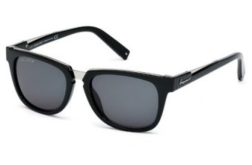 Image of DSquared DQ0106 Sunglasses - Shiny Black Frame Color, Smoke Lens Color