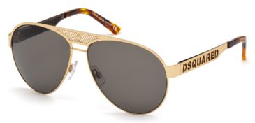 Image of DSquared DQ0138 Sunglasses - Gold Frame Color, Roviex Lens Color