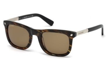 Image of DSquared DQ0178 Sunglasses - Dark Brown Frame Color