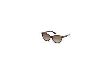 Image of DSquared DQ0209 Sunglasses - Black Frame Color, Gradient Brown Lens Color