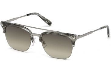 Image of DSquared DQ0250 Sunglasses - Grey Frame Color, Gradient Green Lens Color