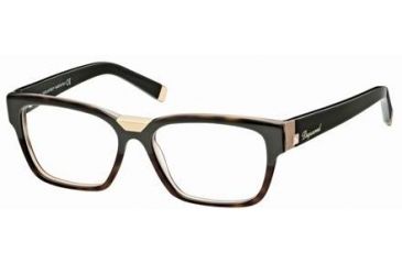 Image of DSquared DQ5042 Eyeglass Frames - Shiny Dark Green Frame Color