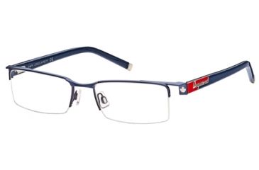 Image of DSquared DQ5069 Eyeglass Frames - Matte Gun Metal Frame Color, Smoke Lens Color