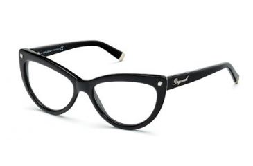 Image of DSquared DQ5086 Eyeglass Frames - Shiny Black Frame Color