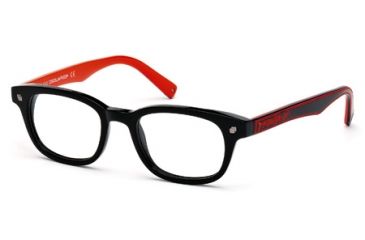Image of DSquared DQ5098 Eyeglass Frames - Shiny Black Frame Color