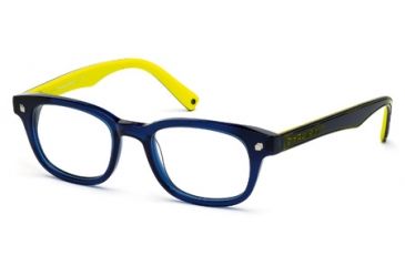 Image of DSquared DQ5098 Eyeglass Frames - Shiny Blue Frame Color