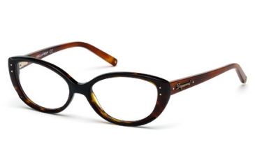 Image of DSquared DQ5110 Eyeglass Frames - Black Frame Color