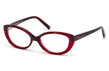 Image of DSquared DQ5110 Eyeglass Frames - Havana Frame Color