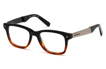 Image of DSquared DQ5130 Eyeglass Frames - Black Frame Color