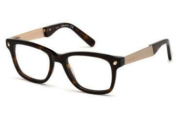Image of DSquared DQ5130 Eyeglass Frames - Dark Havana Frame Color