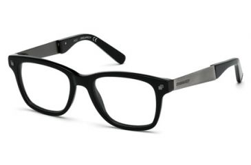 Image of DSquared DQ5130 Eyeglass Frames - Shiny Black Frame Color