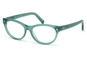 Image of DSquared DQ5142 Eyeglass Frames - Shiny Light Blue Frame Color