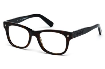 Image of DSquared DQ5145 Eyeglass Frames - Dark Havana Frame Color