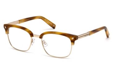 Image of DSquared DQ5148 Eyeglass Frames - Beige Horn Frame Color