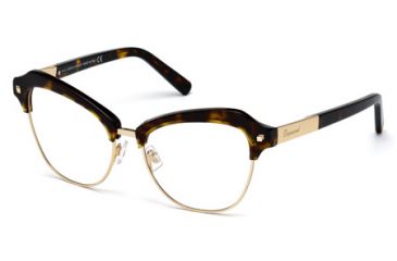 Image of DSquared DQ5152 Eyeglass Frames - Dark Havana Frame Color