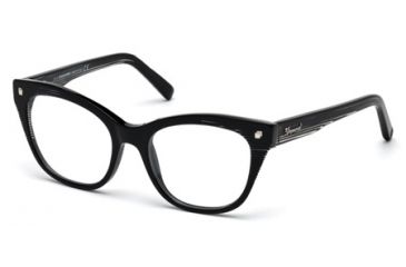 Image of DSquared DQ5160 Eyeglass Frames - Black Frame Color
