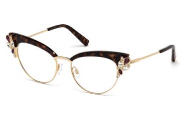 Image of DSquared DQ5161 Eyeglass Frames - Havana Frame Color