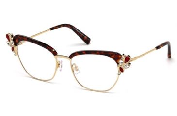 Image of DSquared DQ5162 Eyeglass Frames - Havana Frame Color