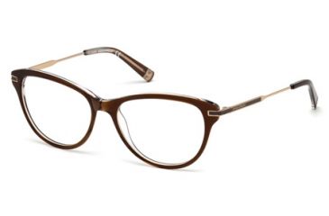 Image of DSquared DQ5163 Eyeglass Frames - Light Brown Frame Color