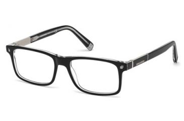 Image of DSquared DQ5170 Eyeglass Frames - Black Crystal Frame Color