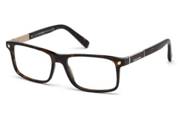 Image of DSquared DQ5170 Eyeglass Frames - Dark Havana Frame Color