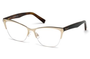 Image of DSquared DQ5183 Eyeglass Frames - Gold Frame Color