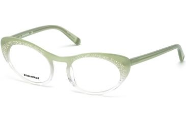 Image of DSquared DQ5224 Eyeglass Frames - Matte Light Green Frame Color, Matte Light Green Lens Color