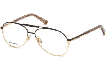 Image of DSquared DQ5239 Eyeglass Frames - Bronze Frame Color