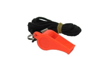 Image of DT Systems Super-Pro Training Whistle / Nylon Lanyard, Orange, 80042