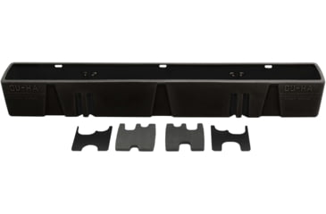 Image of Du-Ha Behind-the-Seat Storage for 04-07 Chevrolet/GMC Silverado/Sierra Silverado/Sierra 1500 Light Duty Crew Cab, Classic , Black, 10023