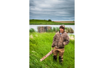 Image of Du-Ha Dri-Hide Shotgun Protector Flushing Pheasants, Shotgun, DWR Coating, Tan, 90520