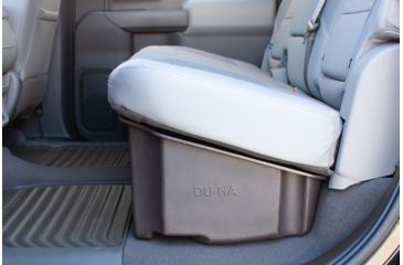 Image of Du-Ha Underseat Storage for 19-22 Chevrolet/GMC Silverado/Sierra Light Duty 20-22 Heavy Duty Crew Cab, New Body Style, 10.5in, Brown, 10401