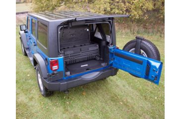 Image of Du-Ha Squad Box w/ Manual Latch - Interior / Exterior Portable and Lockable Storage for Pickup Trucks / Jeeps / Various SUV's, Black, 70671