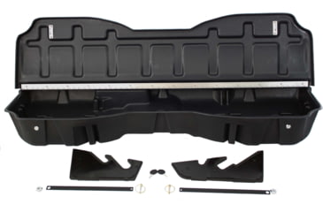 Image of Du-Ha Underseat Chevrolet/GMC Silverado/Sierra Storage, 14-18 Light Duty/15-19 Heavy Duty Crew Cab w/ Lockable Lid, Black, 10307