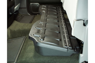 Image of Du-Ha Underseat Chevrolet/GMC Silverado/Sierra Storage, 14-18 Light Duty/15-19 Heavy Duty Crew Cab w/ Lockable Lid, Black, 10307