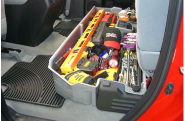 Image of Du-Ha Underseat Storage for 07-21 Toyota Tundra Double Cab - Does not fit with factory subwoofer, Dark Gray, 60052