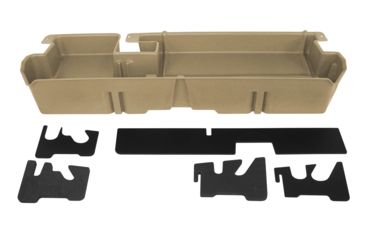 Image of Du-Ha Underseat Storage for 07-21 Toyota Tundra Double Cab - Does not fit with factory subwoofer, Tan, 60053