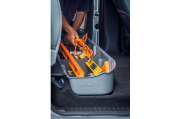 Image of Du-Ha Underseat Storage 11-14 Ford F150 SuperCrew, does not fit w/ factory subwoofer, Gray, 20100