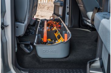 Image of Du-Ha Underseat Storage 11-14 Ford F150 SuperCrew, does not fit w/ factory subwoofer, Gray, 20100