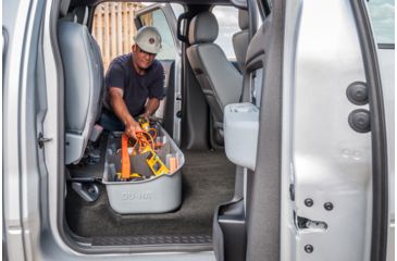 Image of Du-Ha Underseat Storage 11-14 Ford F150 SuperCrew, does not fit w/ factory subwoofer, Gray, 20100